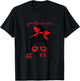 2023 Galentines Gang/valentine's Day Sunglasses Girl T-Shirt - T-Shirt | Black