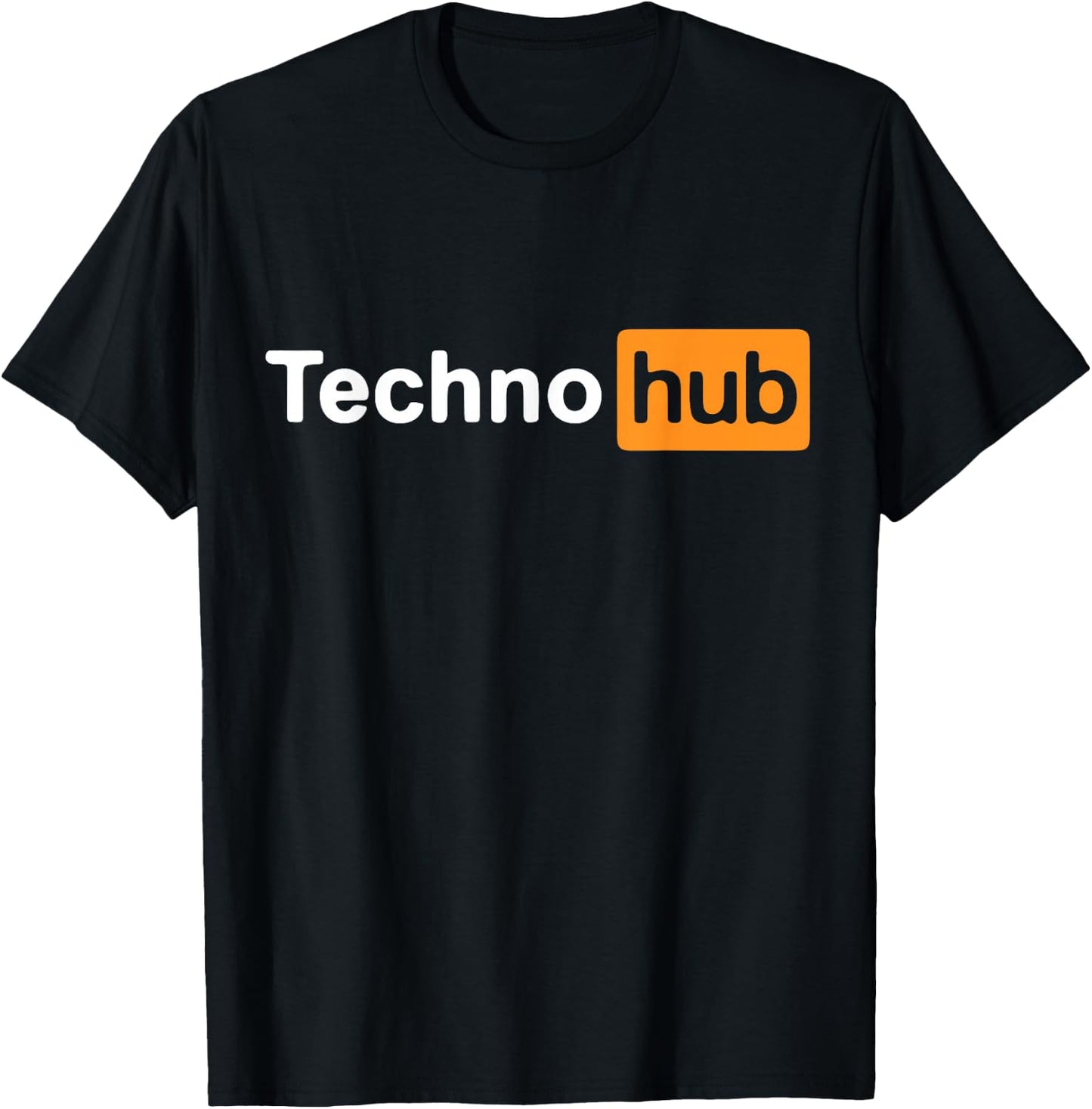Techno Music Minimal Hard Clubbing Funny Festival Hub DJ T-Shirt - T-Shirt | Black