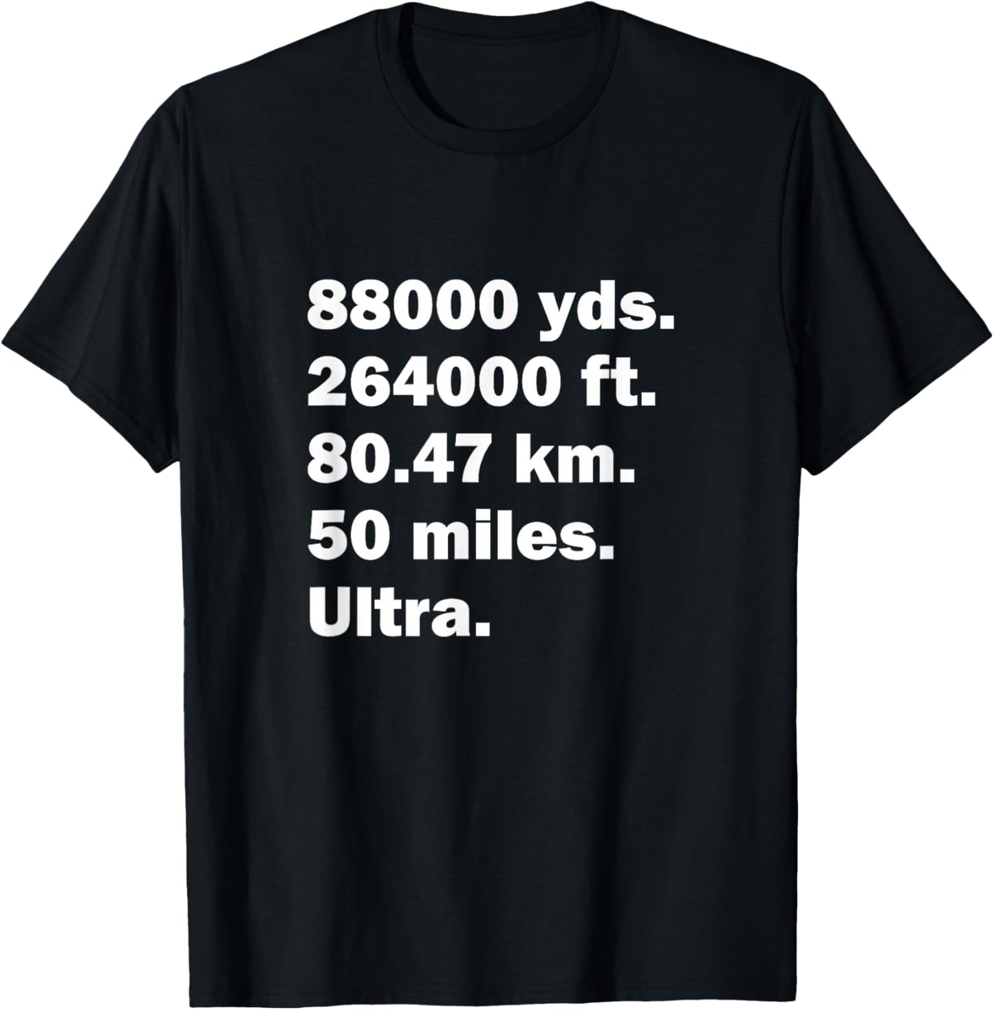 50 mile race - Ultra marathon finisher T-Shirt - T-Shirt | Black