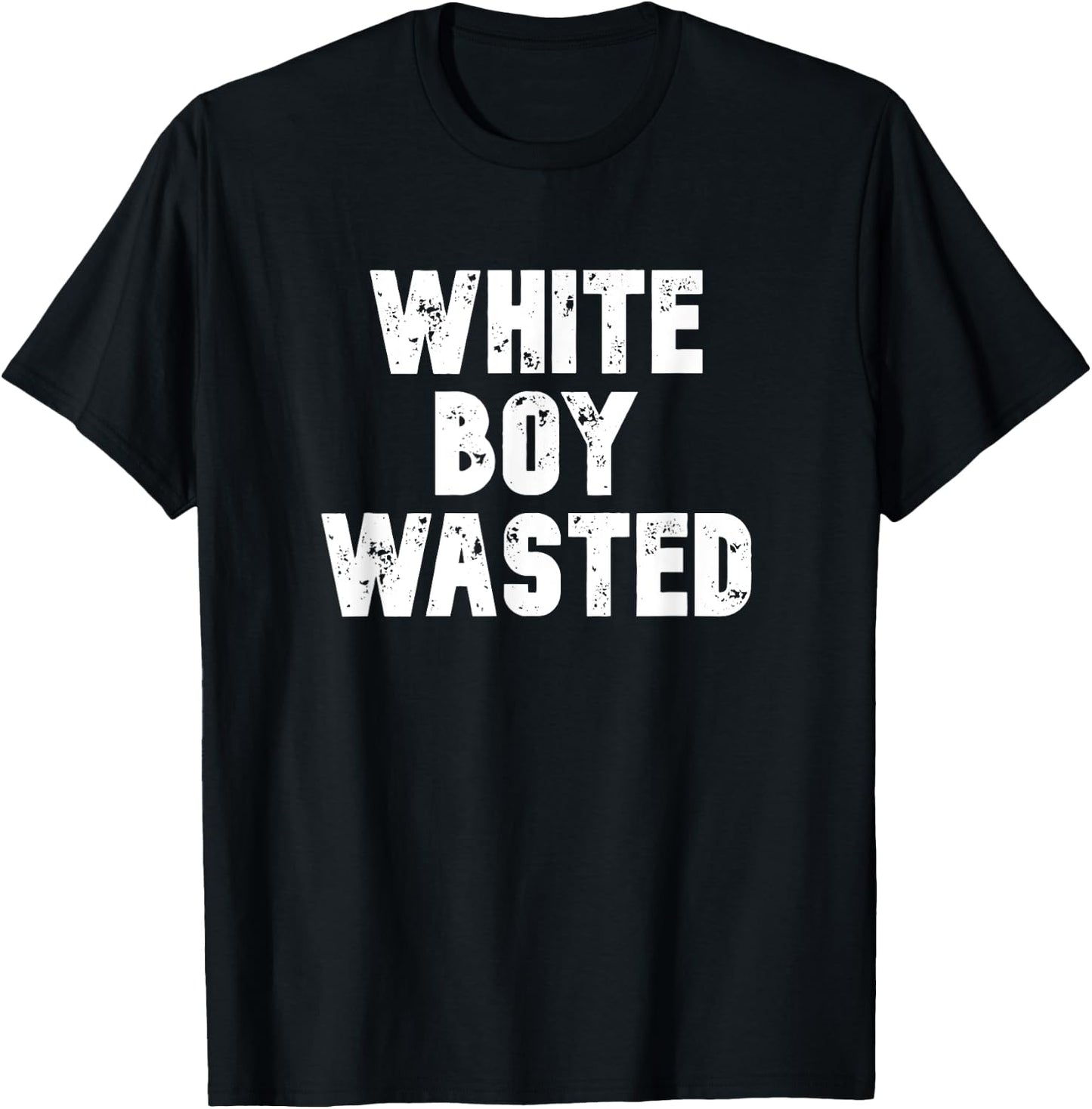 White Boy Wasted T-Shirt - T-Shirt | Black