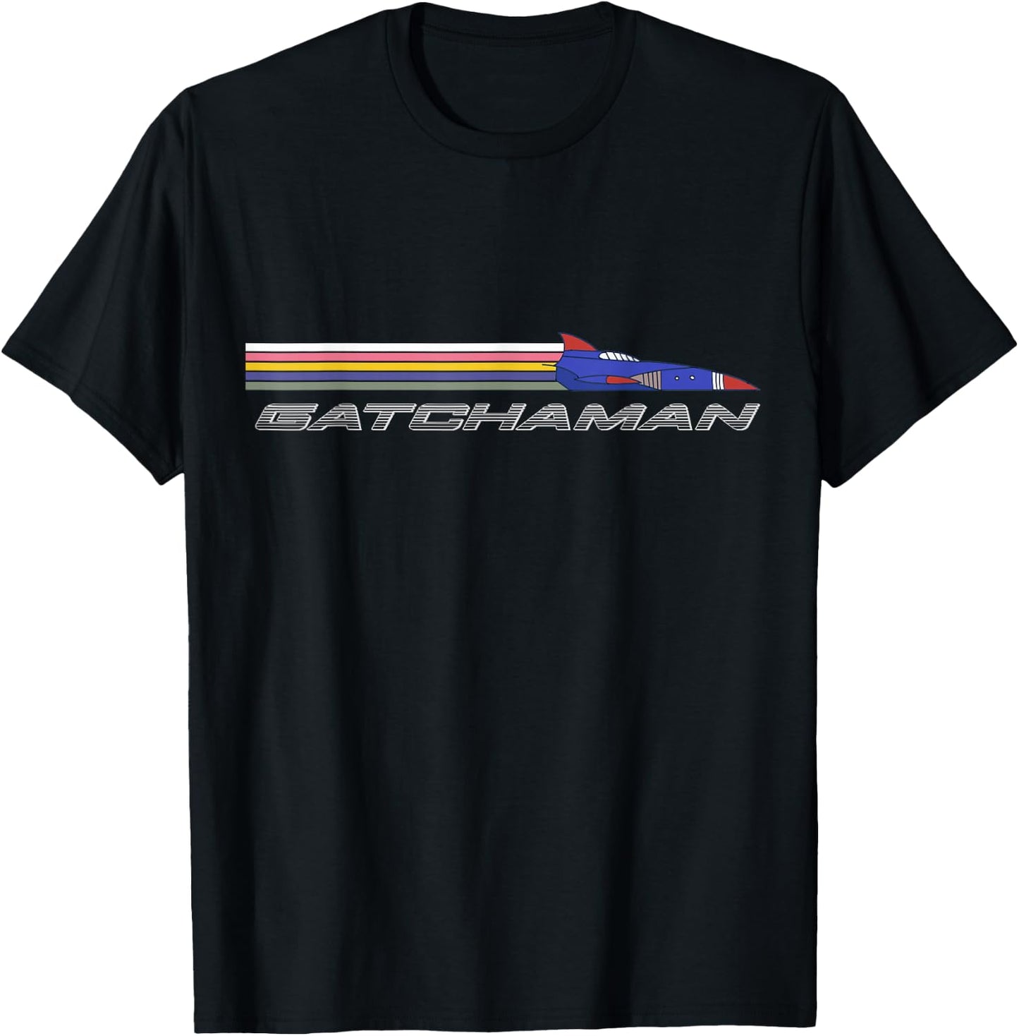 Battle of the planets Ship Gatchaman G Force Phoenix T-Shirt - T-Shirt | Black