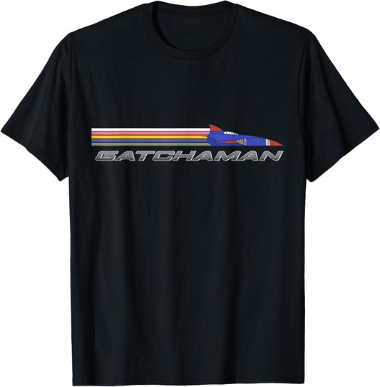 Battle of the planets Ship Gatchaman G Force Phoenix T-Shirt - T-Shirt | Black