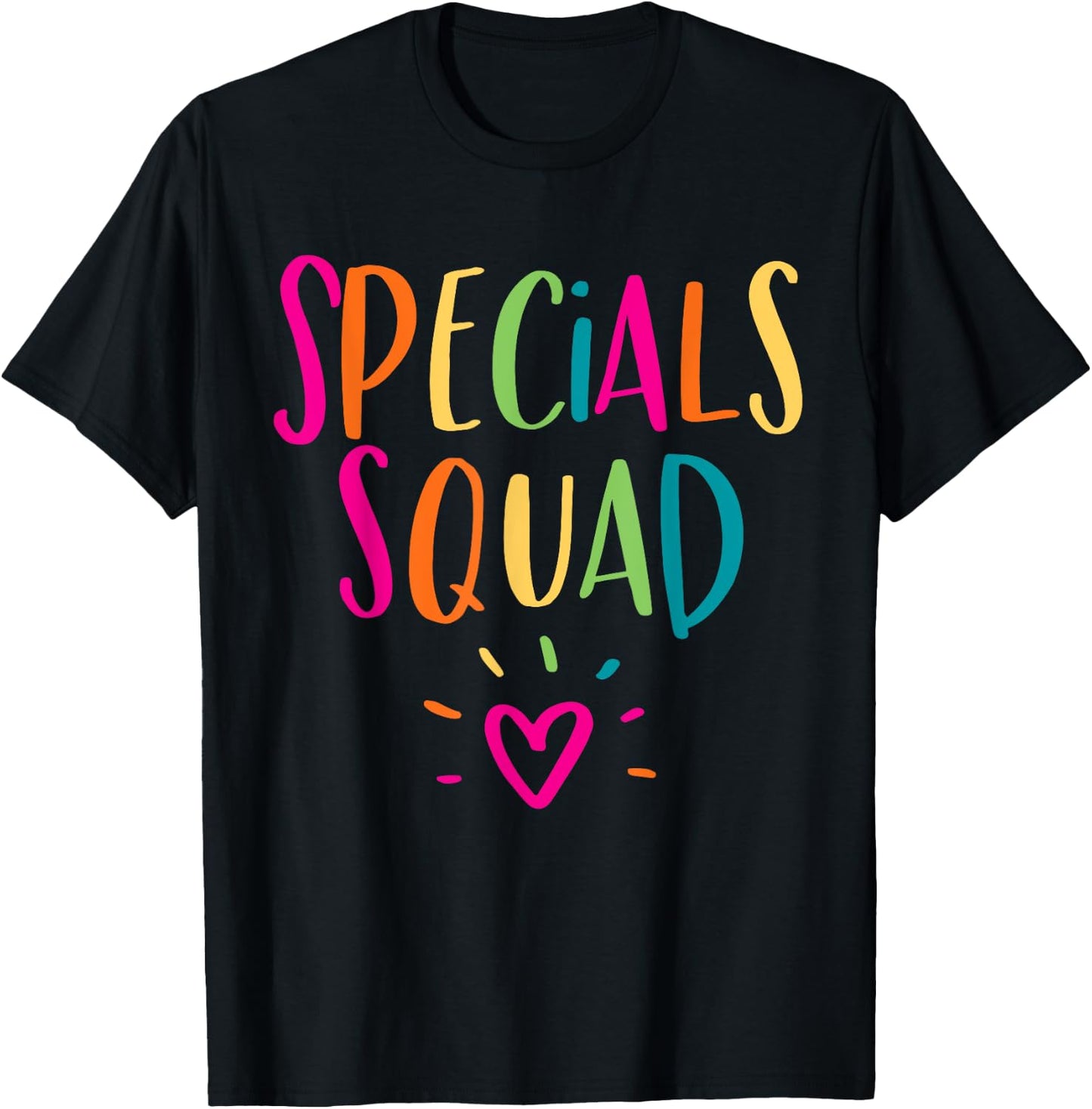 Specials Squad Art Music PE Tech Gym Teacher Team T-Shirt - T-Shirt | Black