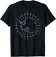 Antarctic Map Minimalist Distressed Vintage 80s T-Shirt - T-Shirt | Black