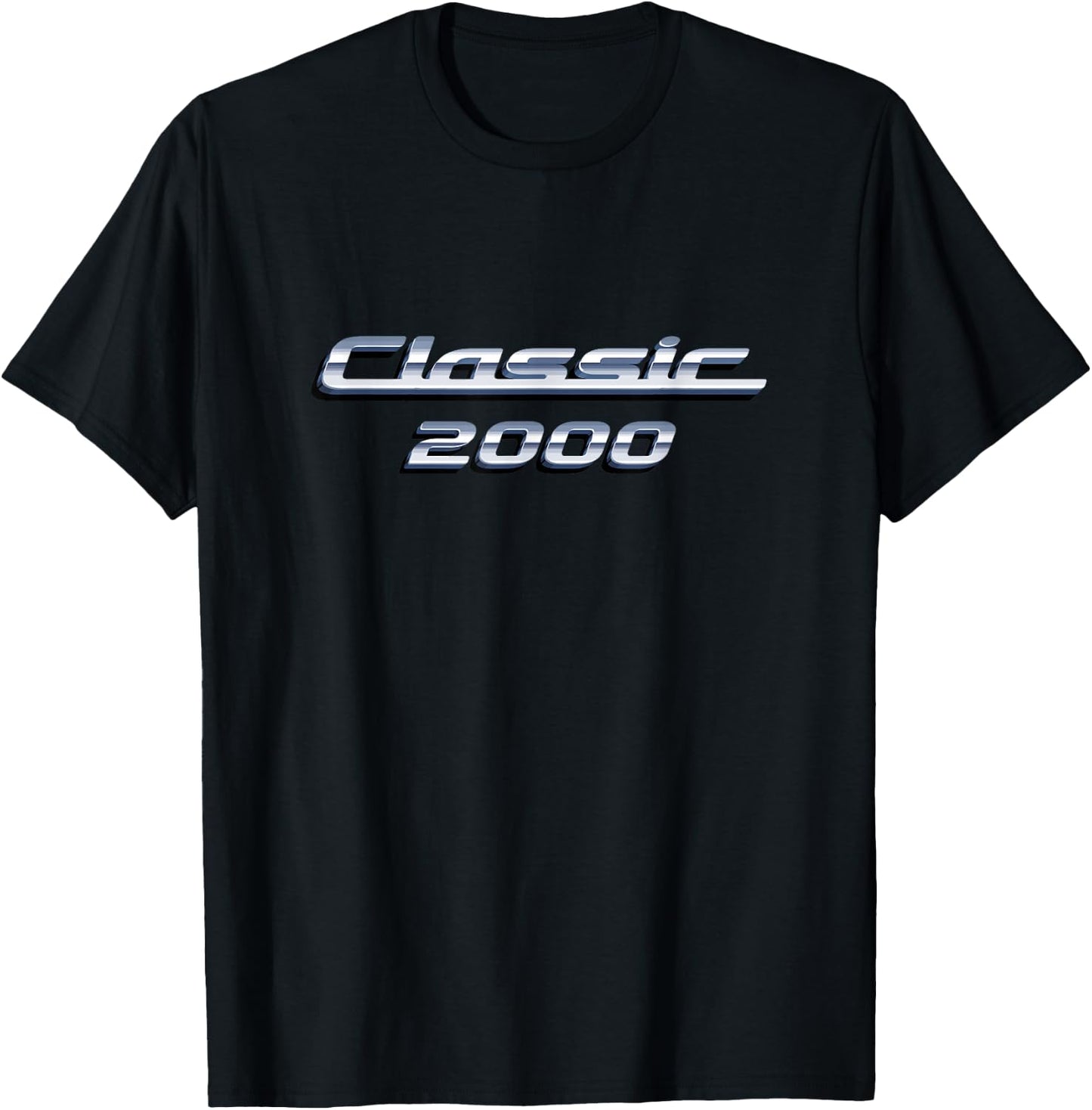 25th Birthday Vintage Classic Car 25 Year Old Classic 2000 T-Shirt - T-Shirt | Black