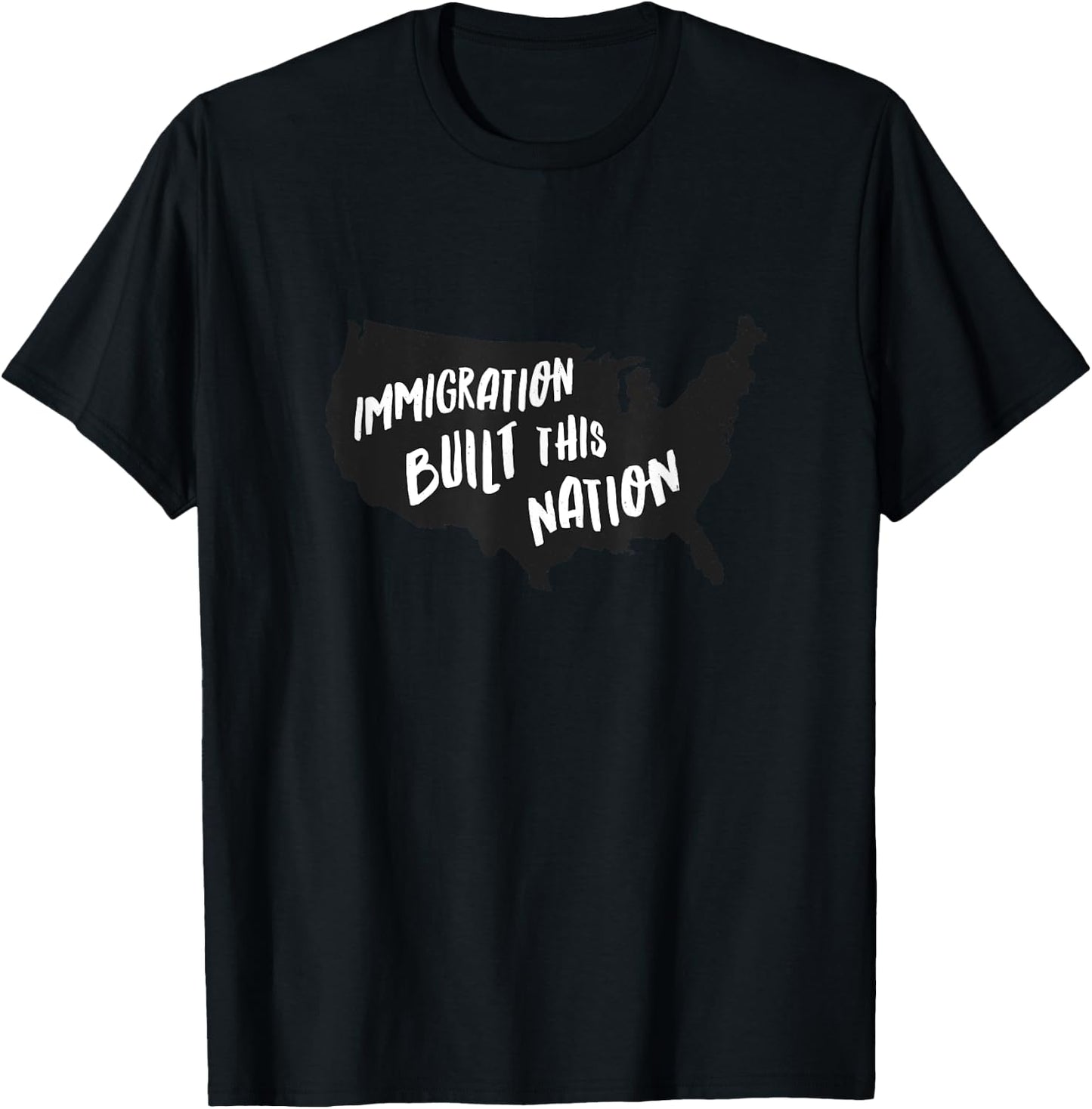 Immigration Built This Nation Proud Son of an Immigrant T-Shirt - T-Shirt | Black