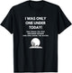 I Was Only One Under Today Golf Ball Graphic Funny Golf T-Shirt - T-Shirt | Black