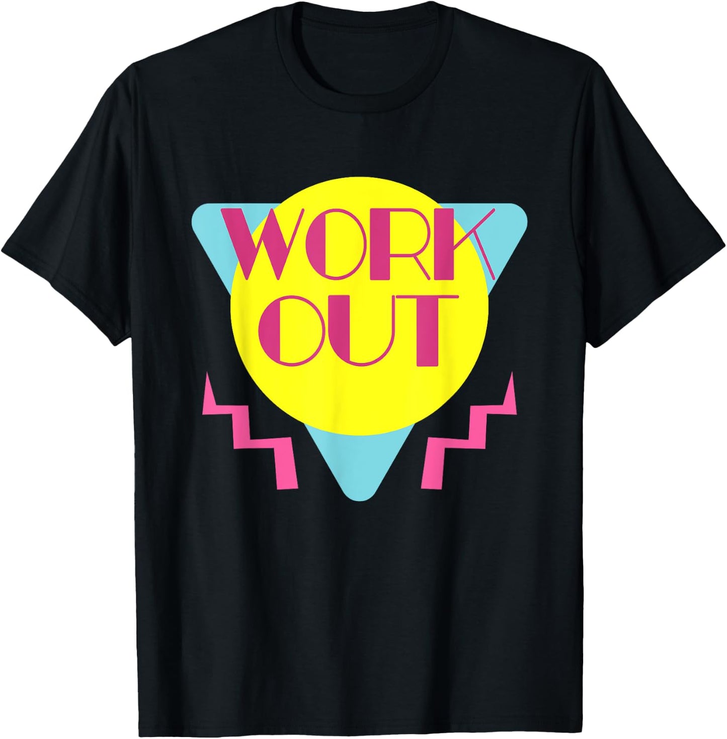 Retro 80s Workout Vintage 80's Gym Costume Party T-Shirt - T-Shirt | Black