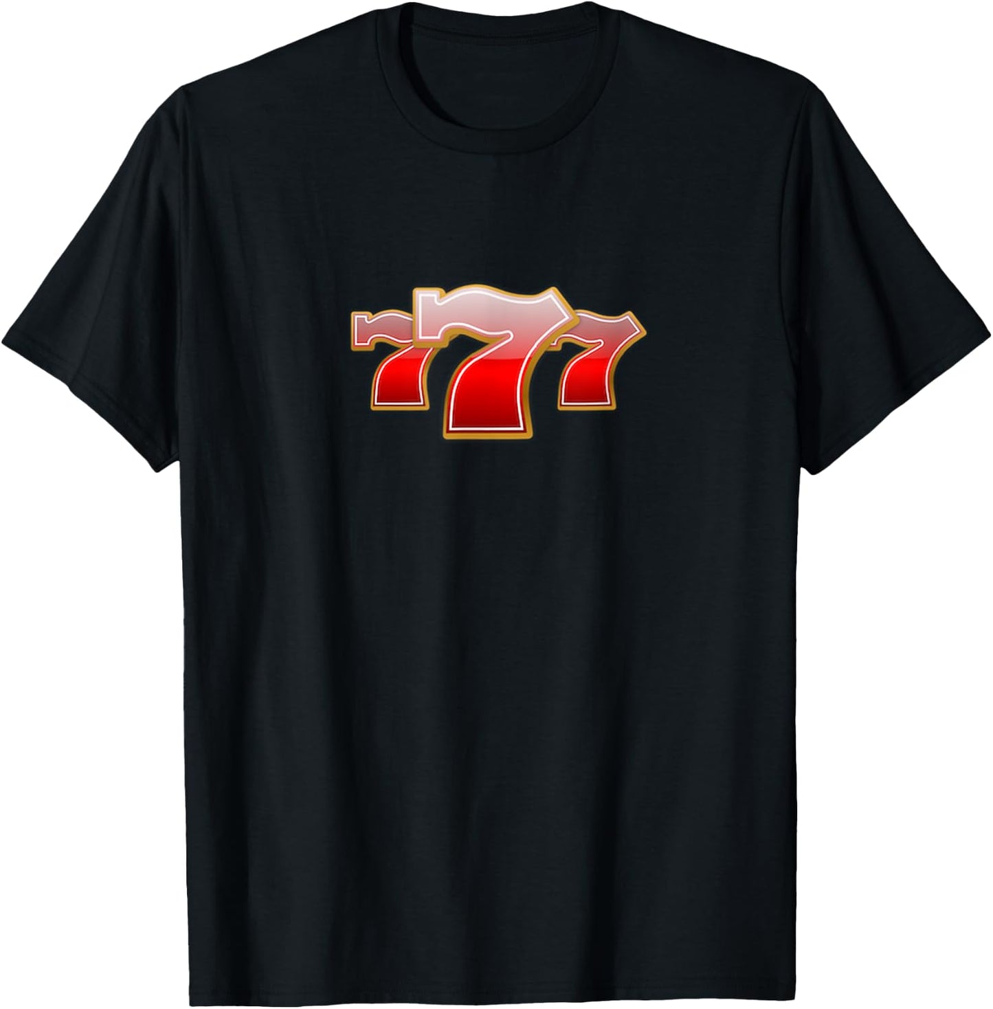 Triple Seven 777 T-Shirt - T-Shirt | Black