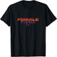 Female Firefighter Firewoman Fire Department Firetruck Hero T-Shirt - T-Shirt | Black