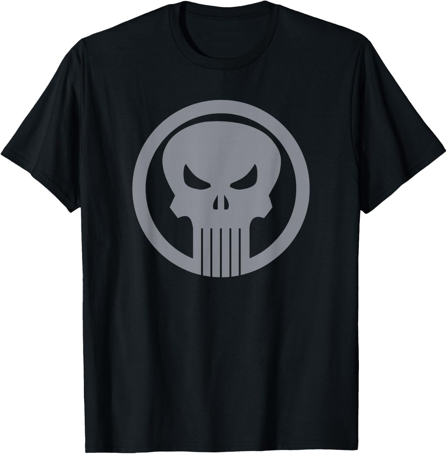 Marvel The Punisher Simple Logo T-Shirt - T-Shirt | Black
