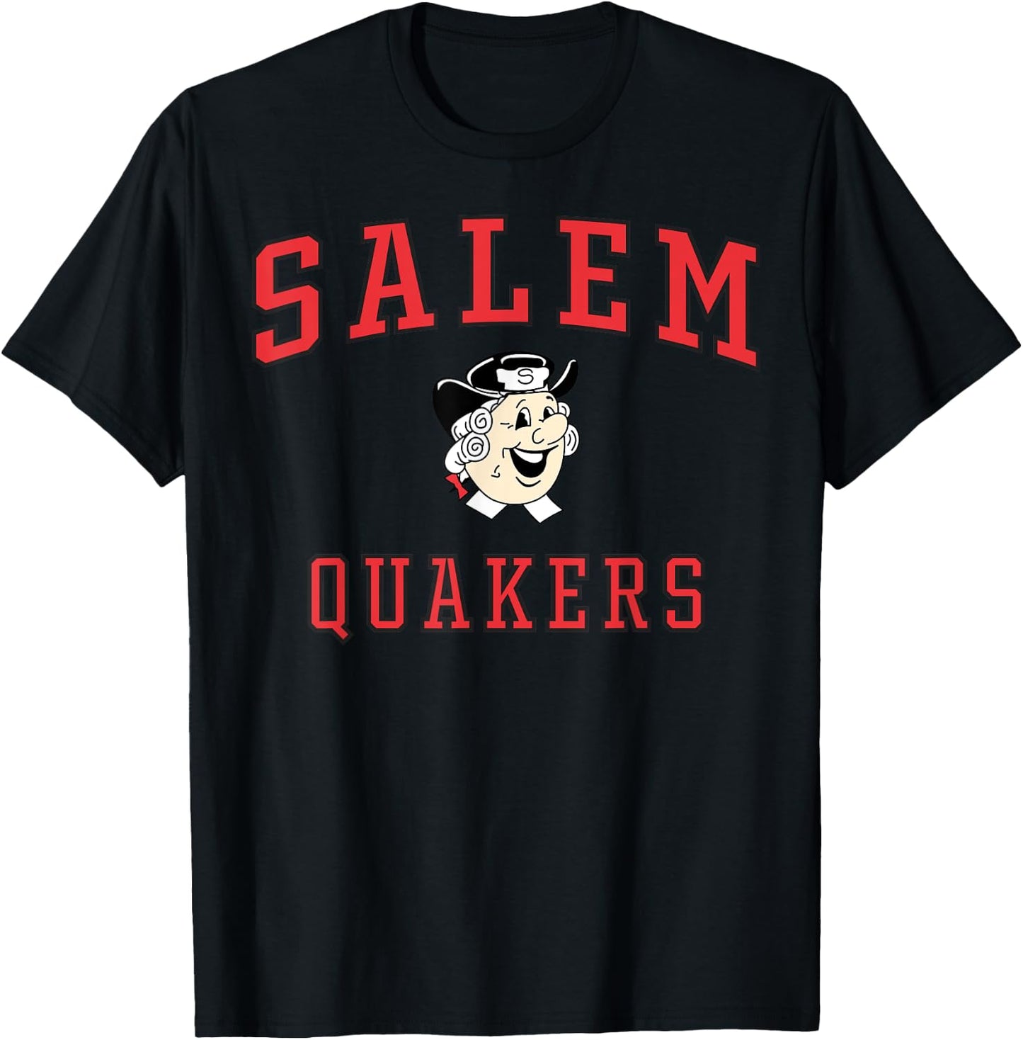 Salem High School Quakers C1 T-Shirt - T-Shirt | Black