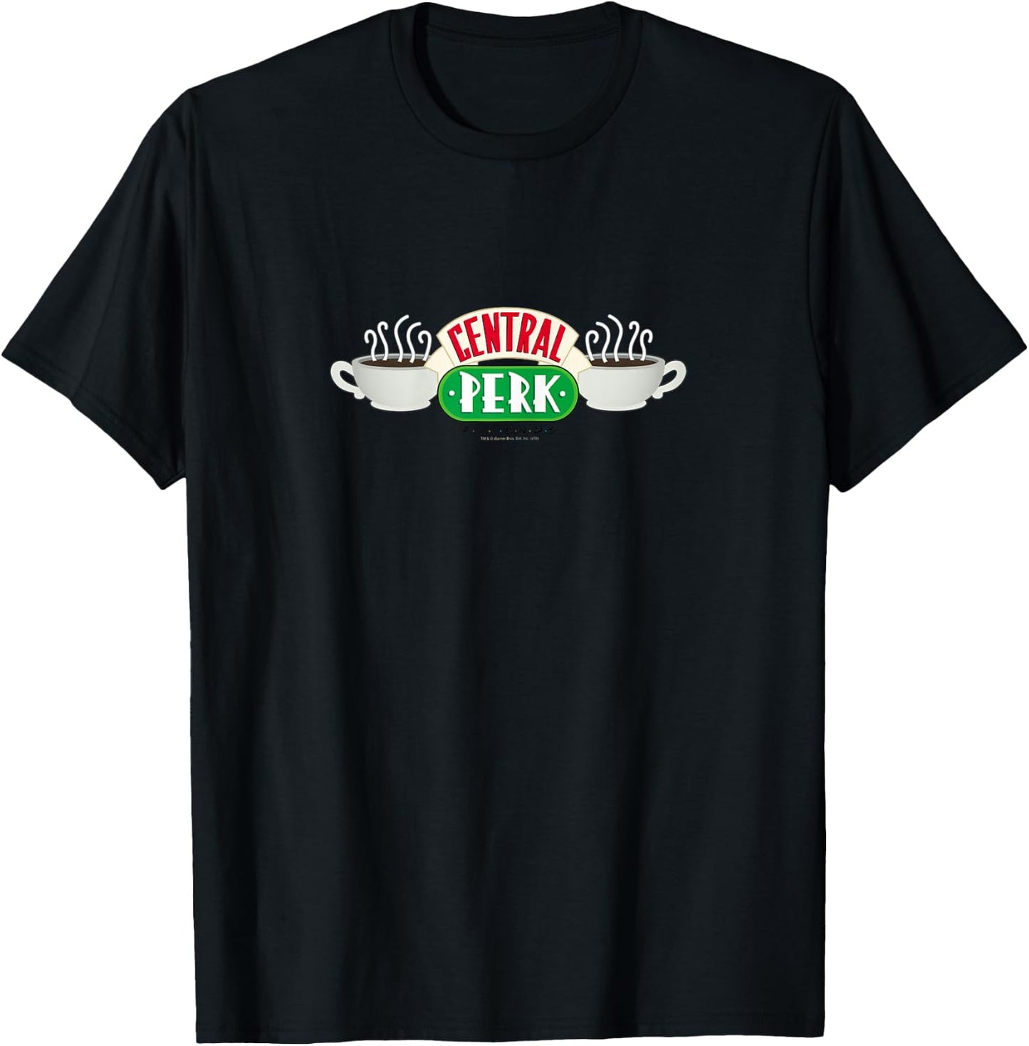 Friends Central Perk Logo T-Shirt - T-Shirt | Black