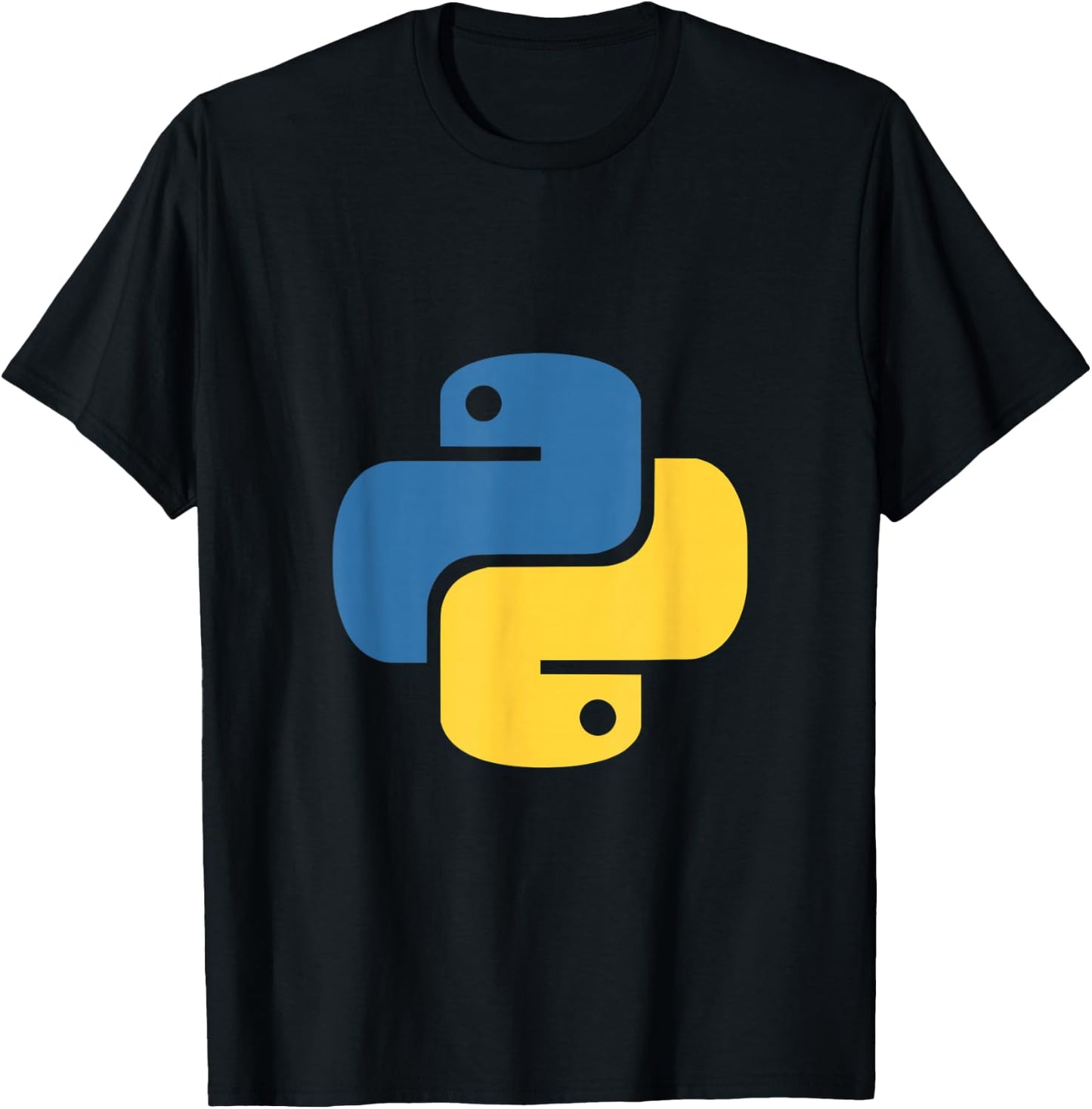 Python Logo for Engineers T-Shirt - T-Shirt | Black