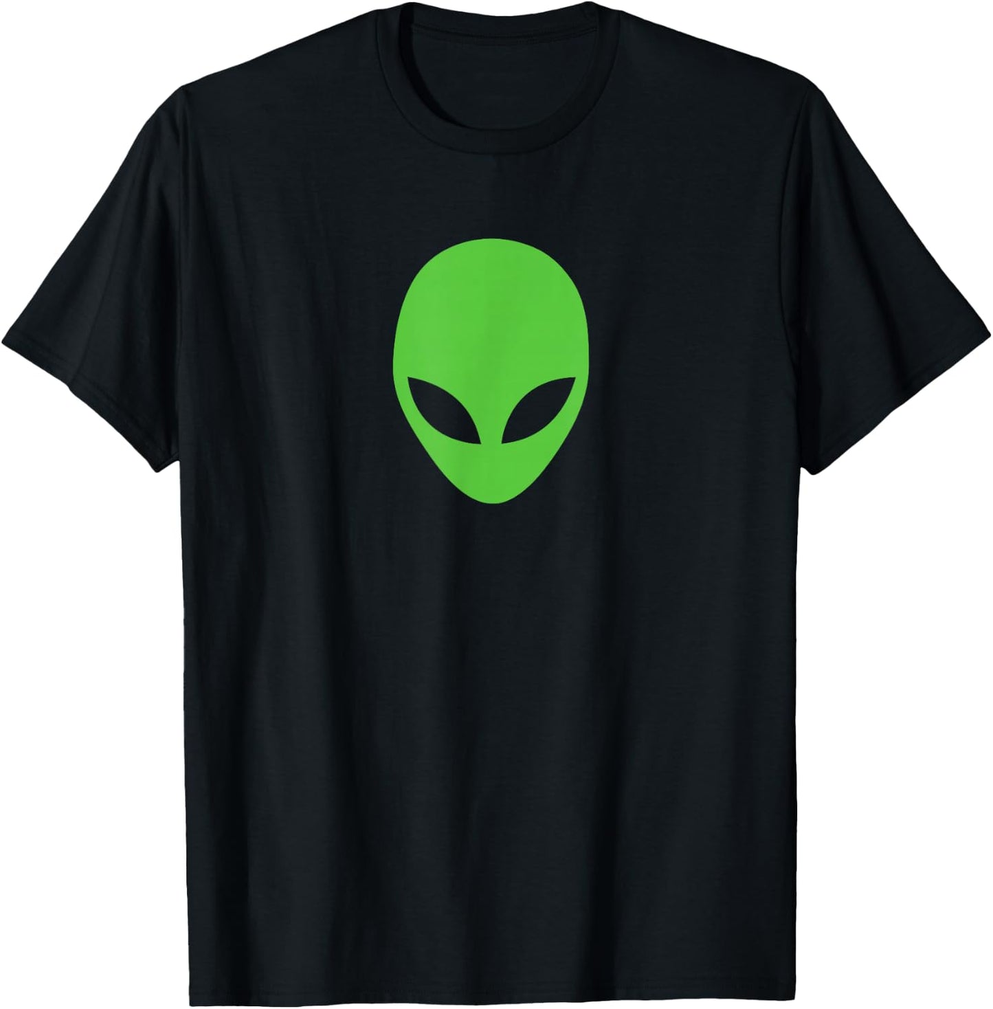 Alien Head Extraterrestrial T-Shirt - T-Shirt | Black