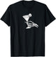 Skull Hand and Martini Glass Cool Skull Rose Goth Gothic T-Shirt - T-Shirt | Black