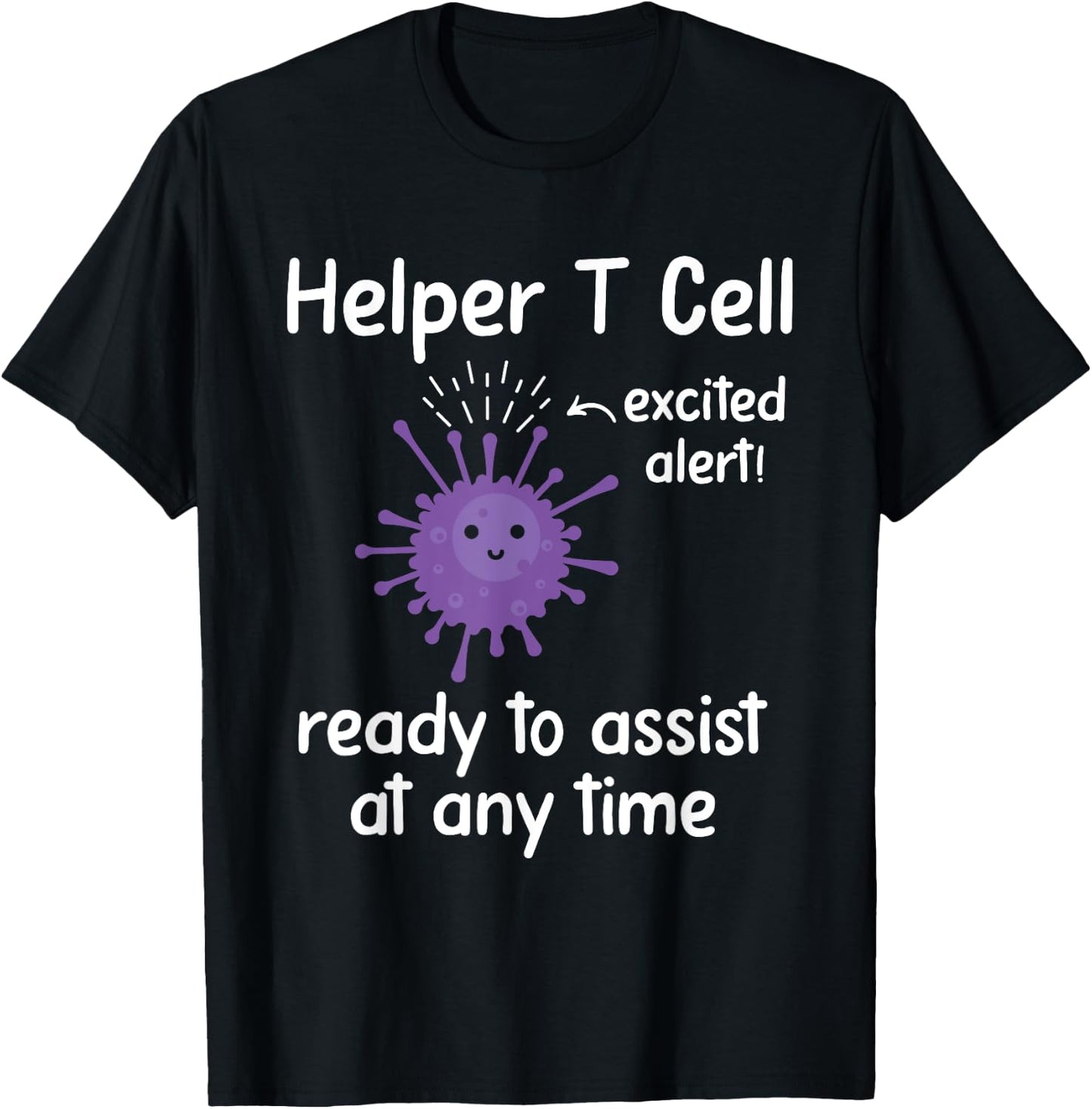 Cellular Immunity - T-Cell Immunity White Blood Cell Lover T-Shirt - T-Shirt | Black