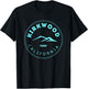 Kirkwood California Mountain Town - Elevated CA Skiing T-Shirt - T-Shirt | Black