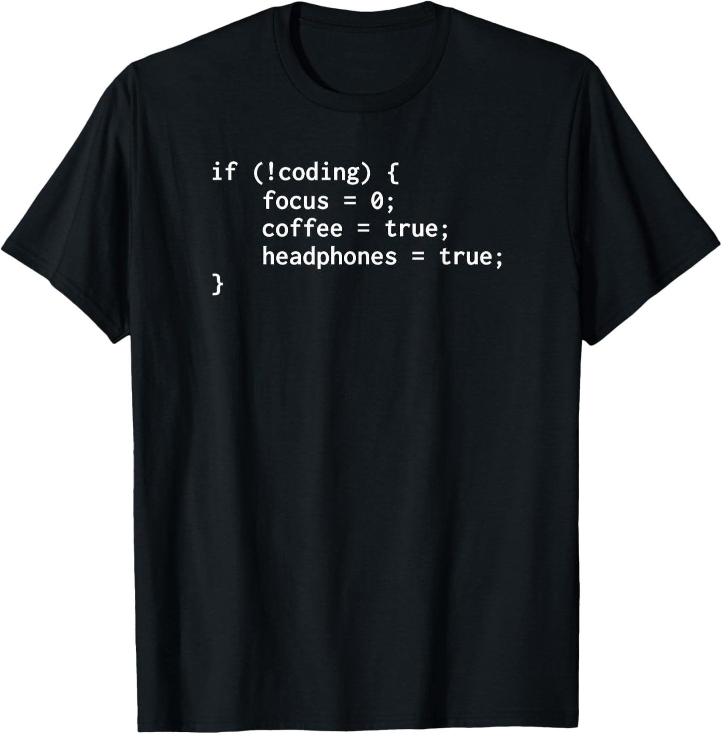 Computer Programmer Software Developer Headphones Love T-Shirt - T-Shirt | Black