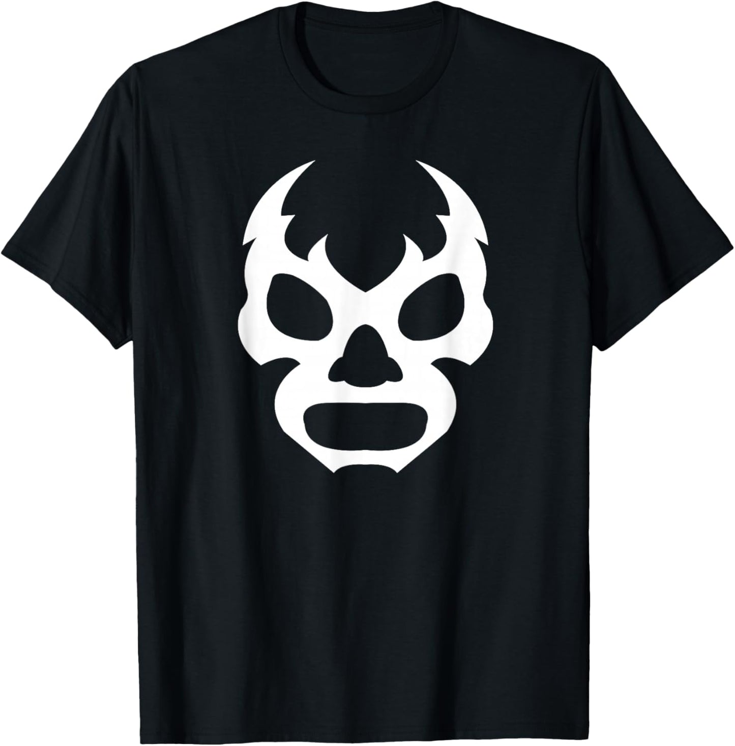Lucha Libre Face Funny Mexican Wrestler Hero Gift T-Shirt - T-Shirt | Black