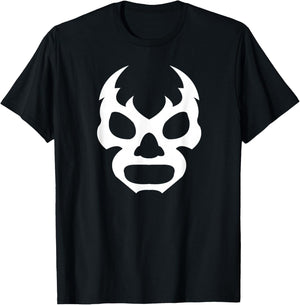 Lucha Libre Face Funny Mexican Wrestler Hero Gift T-Shirt - T-Shirt | Black