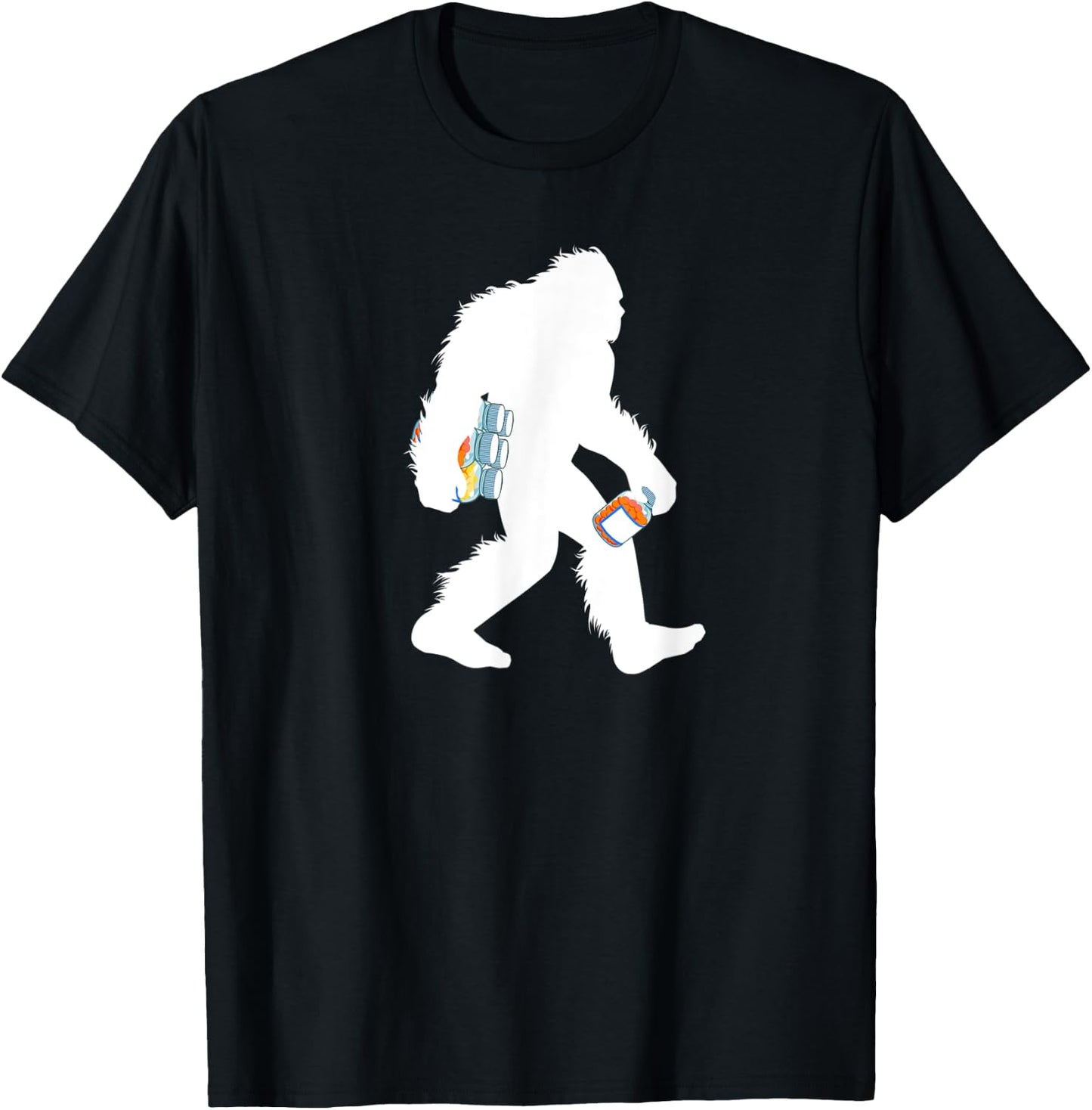 Bigfoot Pharmacist Cryptid Sasquatch Pharmacy Druggist T-Shirt - T-Shirt | Black