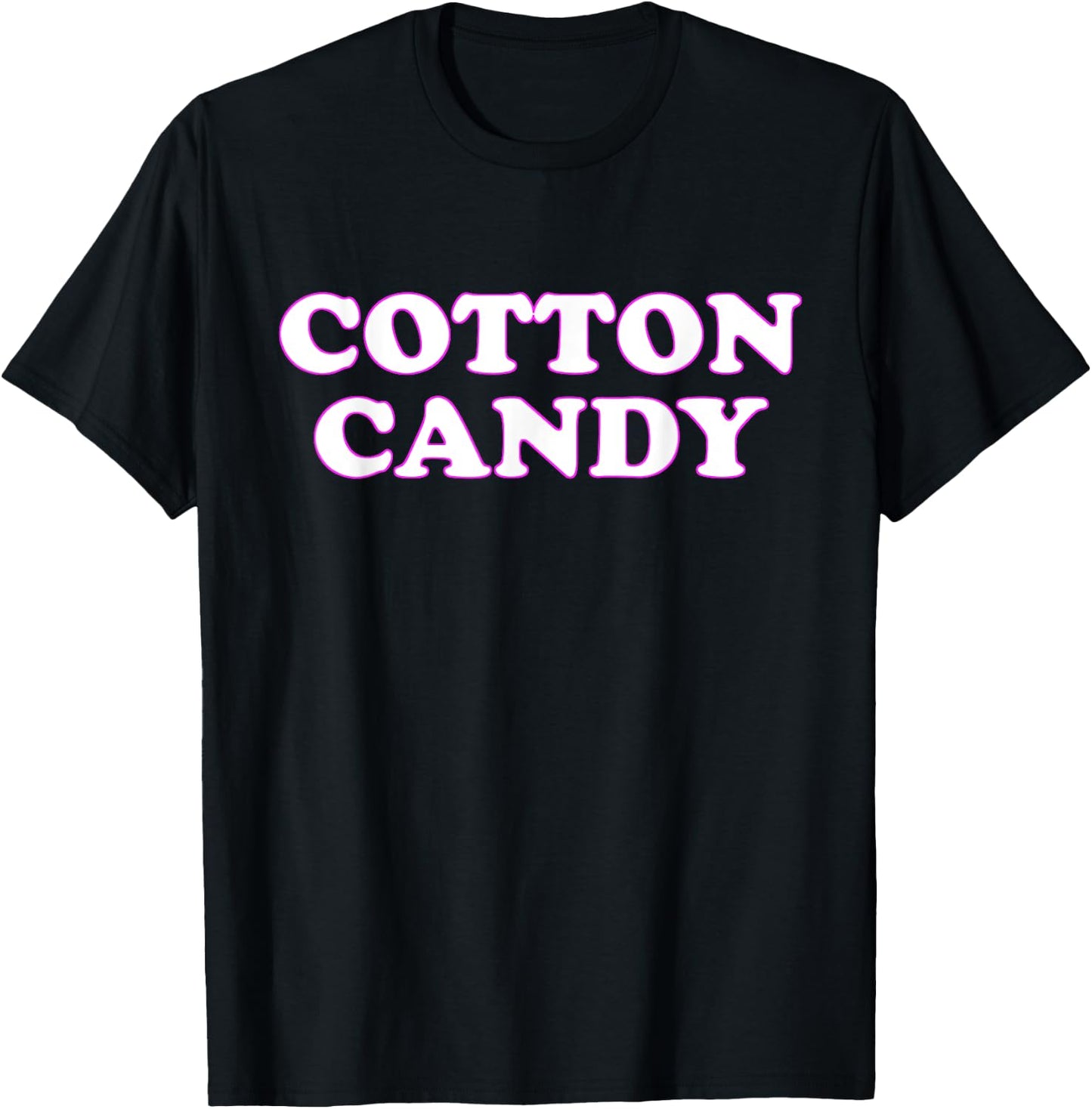 Cotton Candy Halloween Costume Pretend I'm Cotton Candy T-Shirt - T-Shirt | Black
