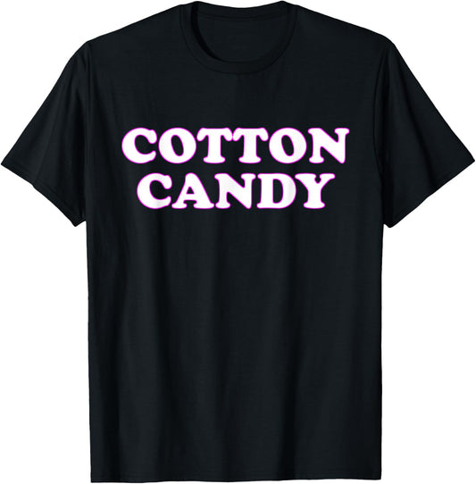 Cotton Candy Halloween Costume Pretend I'm Cotton Candy T-Shirt - T-Shirt | Black