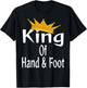 King Of Hand And Foot Card Game Player Winner Champion Crown T-Shirt - T-Shirt | Black
