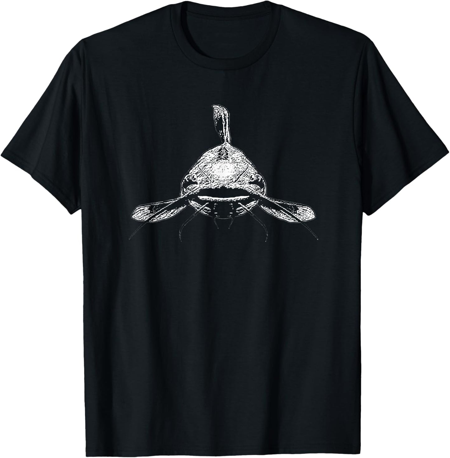 Catfish Angler Catfishing | Cat Fish Fisherman Fishing Gifts T-Shirt - T-Shirt | Black