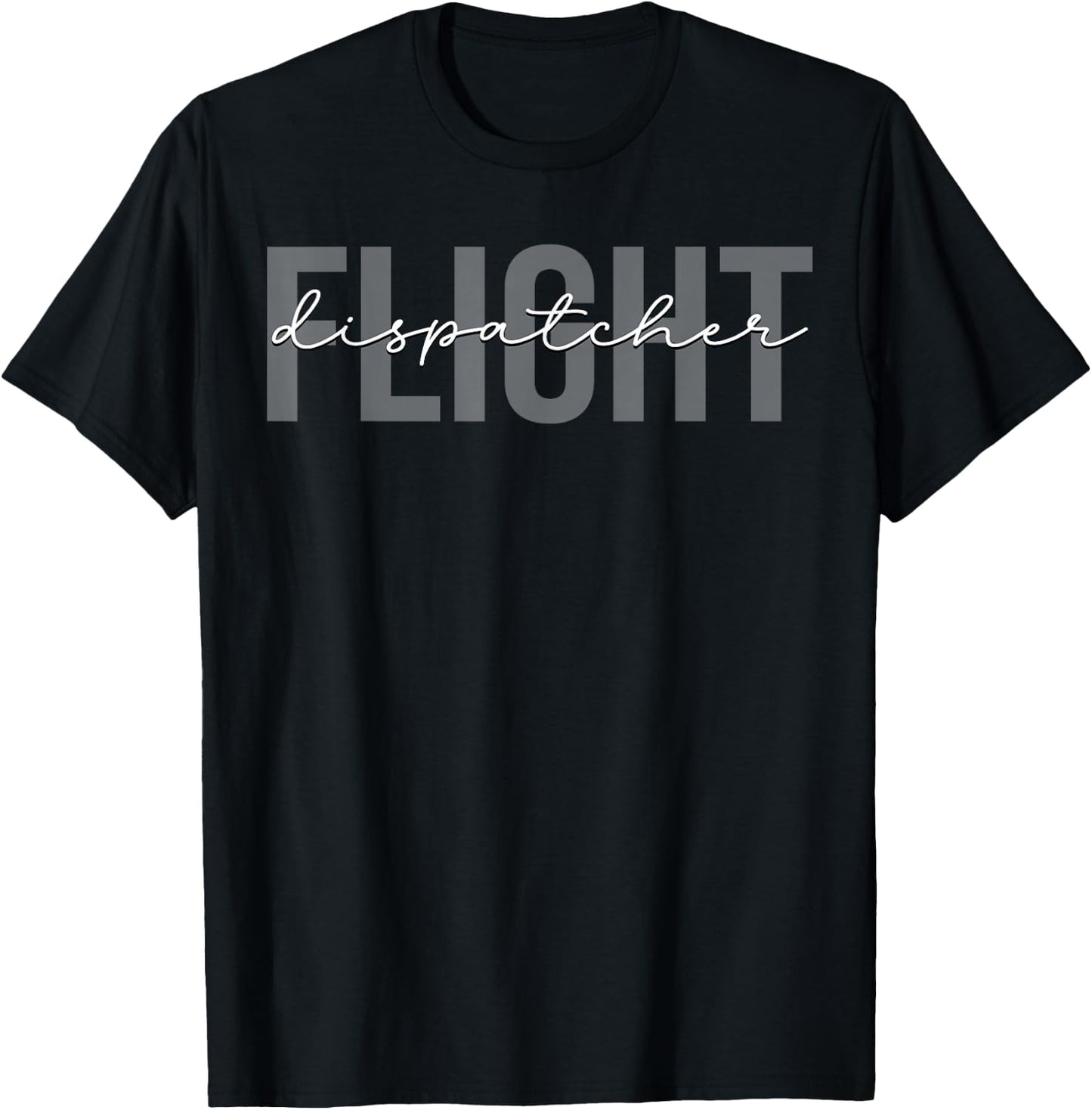 Flight Dispatcher Aviation T-Shirt - T-Shirt | Black