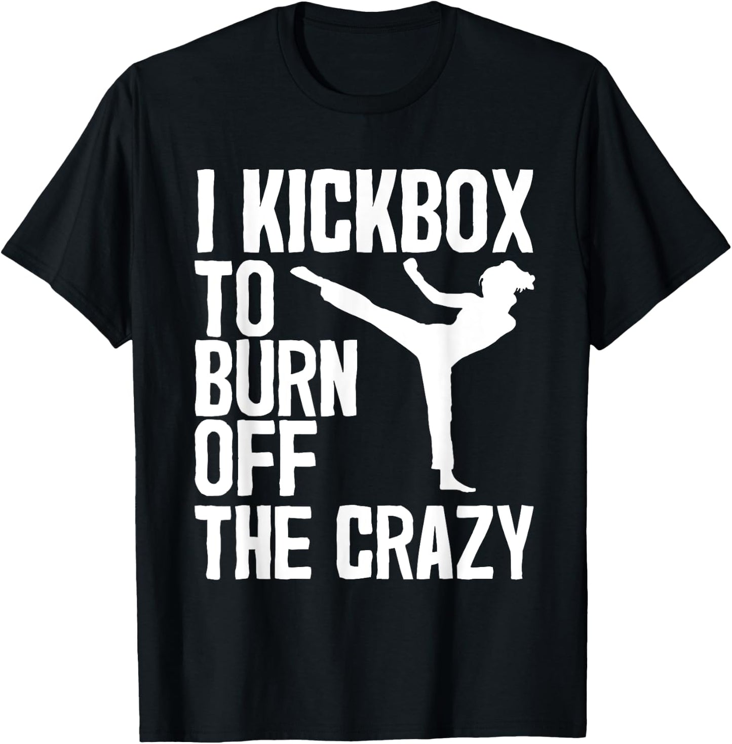 Cool Kickboxing Women Kickboxer Jab Workout Fitness T-Shirt - T-Shirt | Black