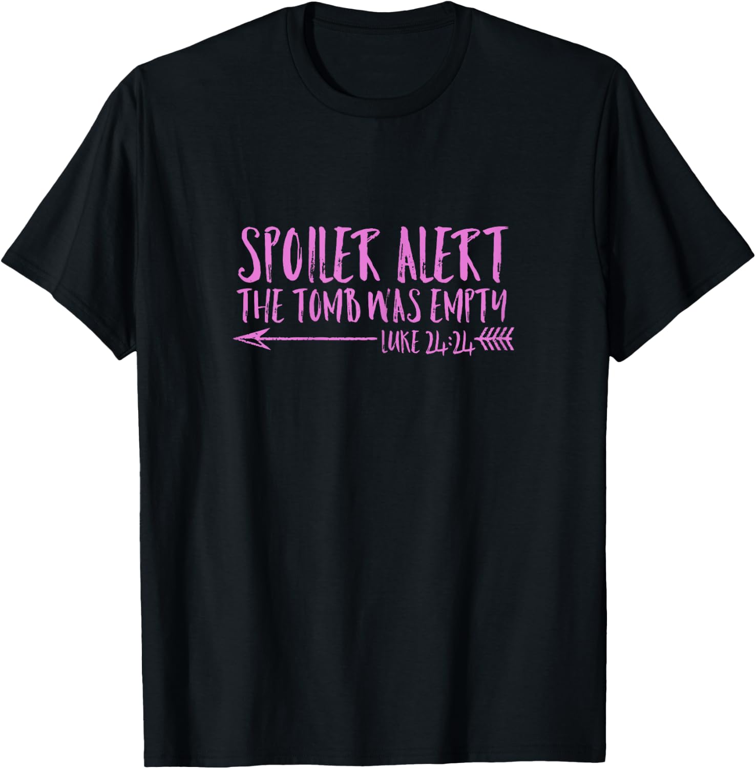 Spoiler Alert Tomb Was Empty | Christian Bible Easter Shirt T-Shirt - T-Shirt | Black