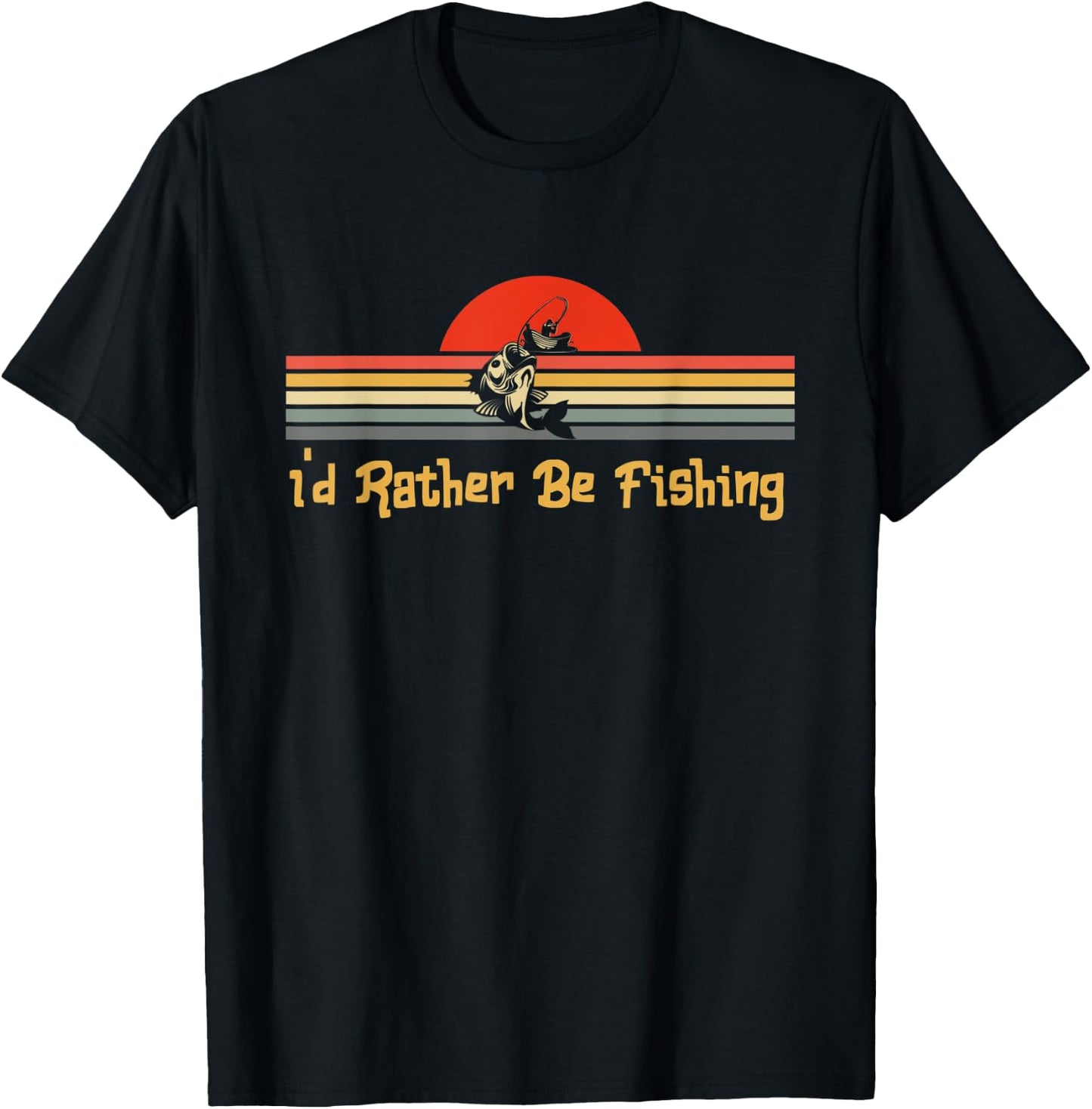 Fishing Apparel - Fishing T-Shirt - T-Shirt | Black