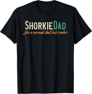 Shorkie Dad Men's Father's Day Gift Shirt - Shorkie Breed T-Shirt - T-Shirt | Black