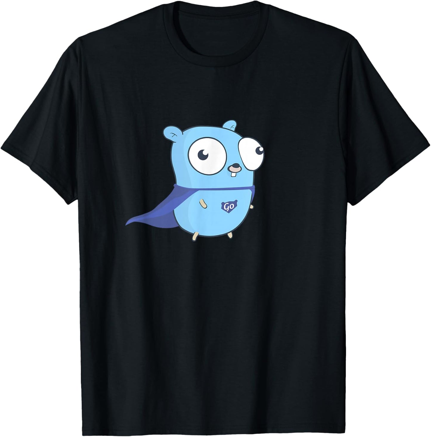 Developer Go Super Golang T-Shirt - T-Shirt | Black