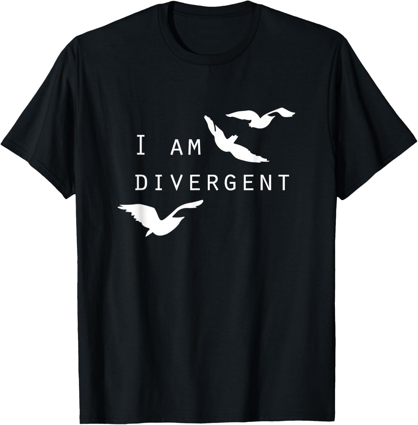 I am divergent, fantasy Book Lover T-Shirt - T-Shirt | Black