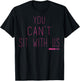 Mean Girls You Can't Sit With Us Text T-Shirt - T-Shirt | Black
