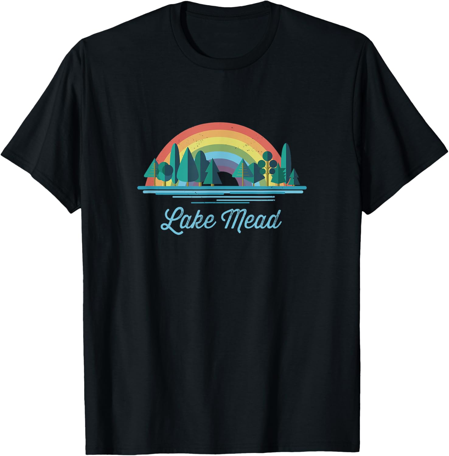 Lake Mead - Rainbow Lake Souvenir T-Shirt - T-Shirt | Black