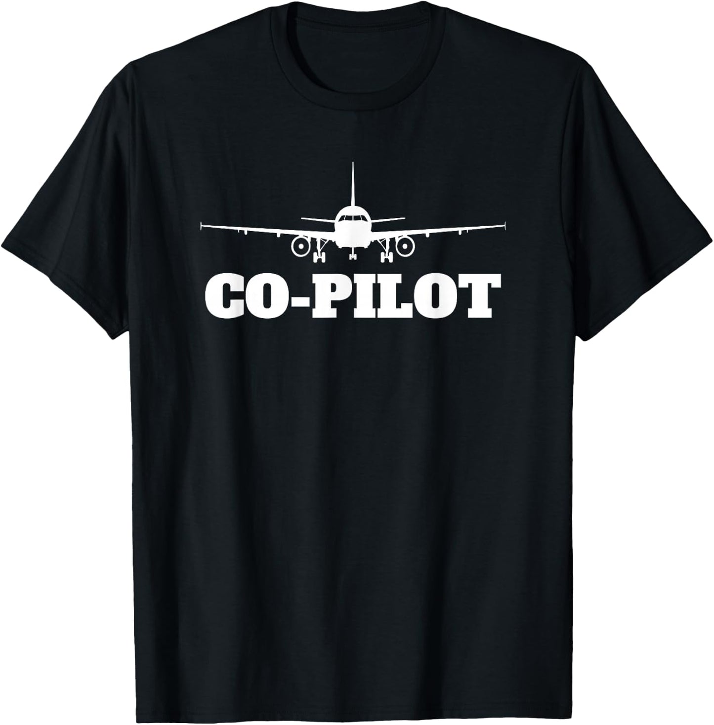Aviation Airplane Fly Line Funny Vintage Pilot T-Shirt - T-Shirt | Black