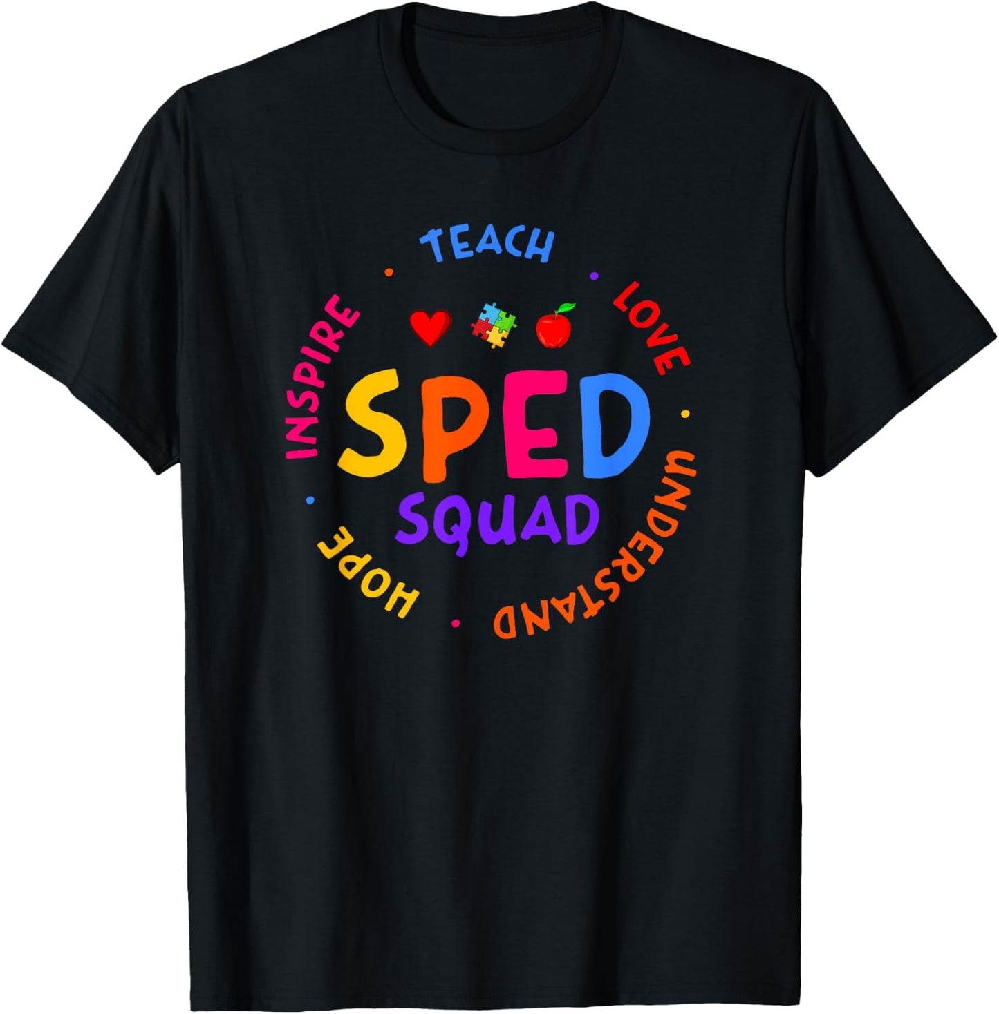 Special Education Teacher - SPED Teacher T-Shirt - T-Shirt | Black