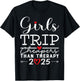 Girls Trip Cheapers Than Therapy 2025 Girls Vacation Party T-Shirt - T-Shirt | Black