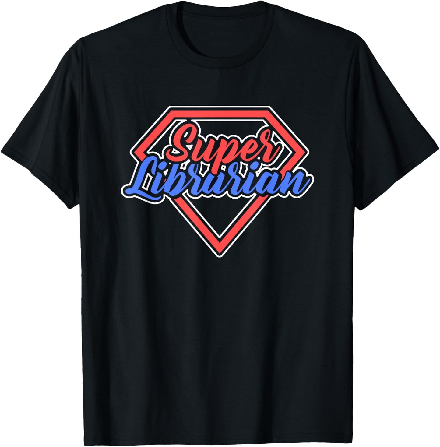 Cool Super Librarian Gift Librarians T-Shirt - T-Shirt | Black