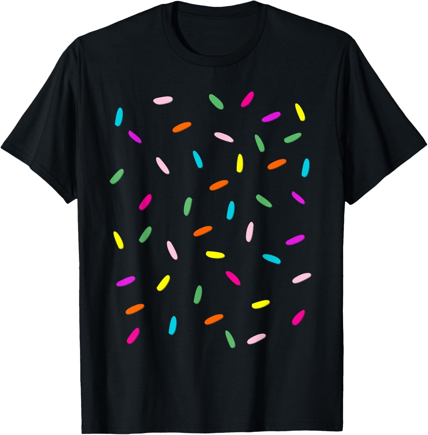 Rainbow Sprinkles Ice Cream Costume Shirt - Halloween T-Shirt - T-Shirt | Black