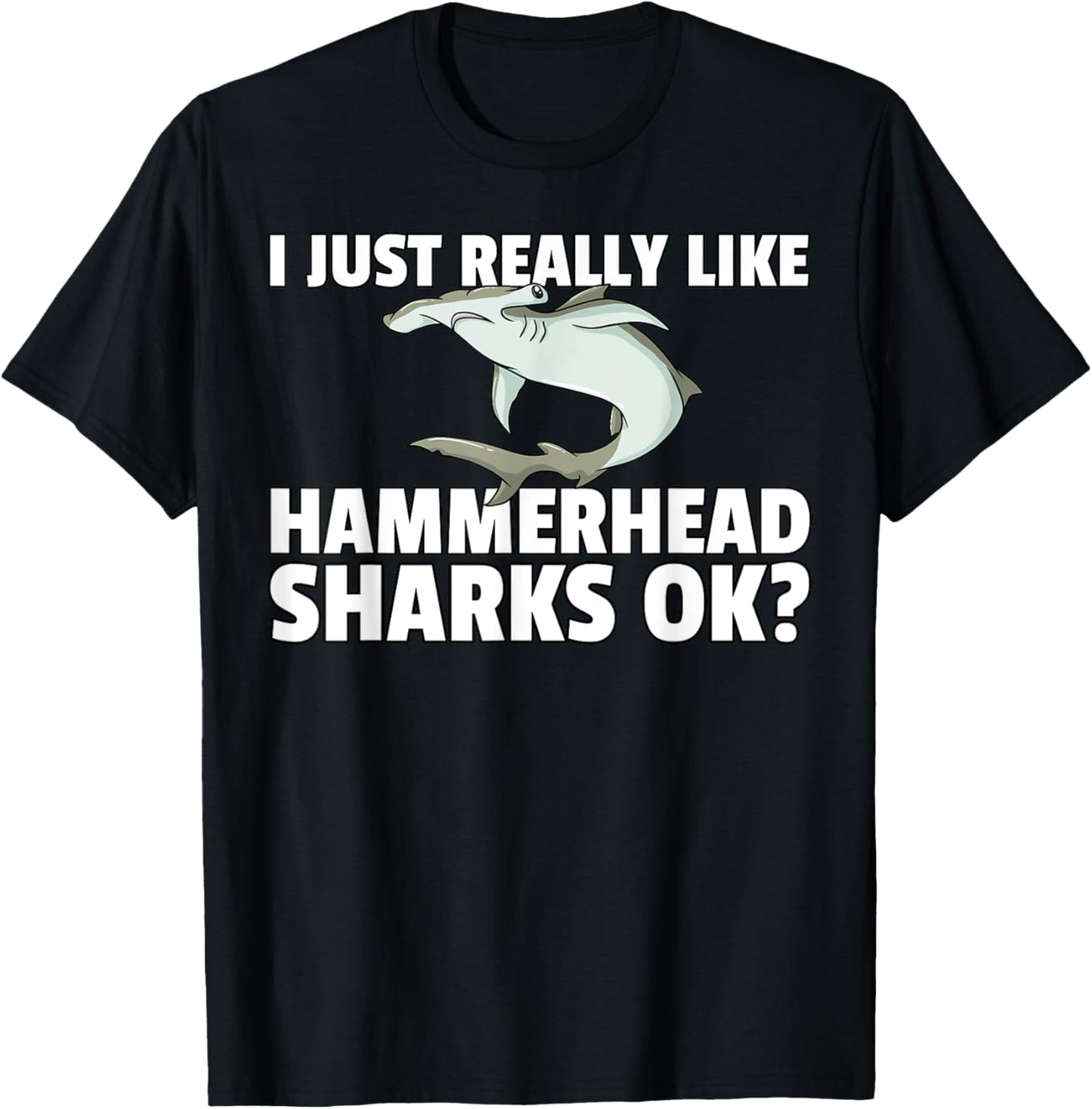 Hammerhead Shark Kids T-Shirt - T-Shirt | Black