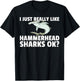 Hammerhead Shark Kids T-Shirt - T-Shirt | Black