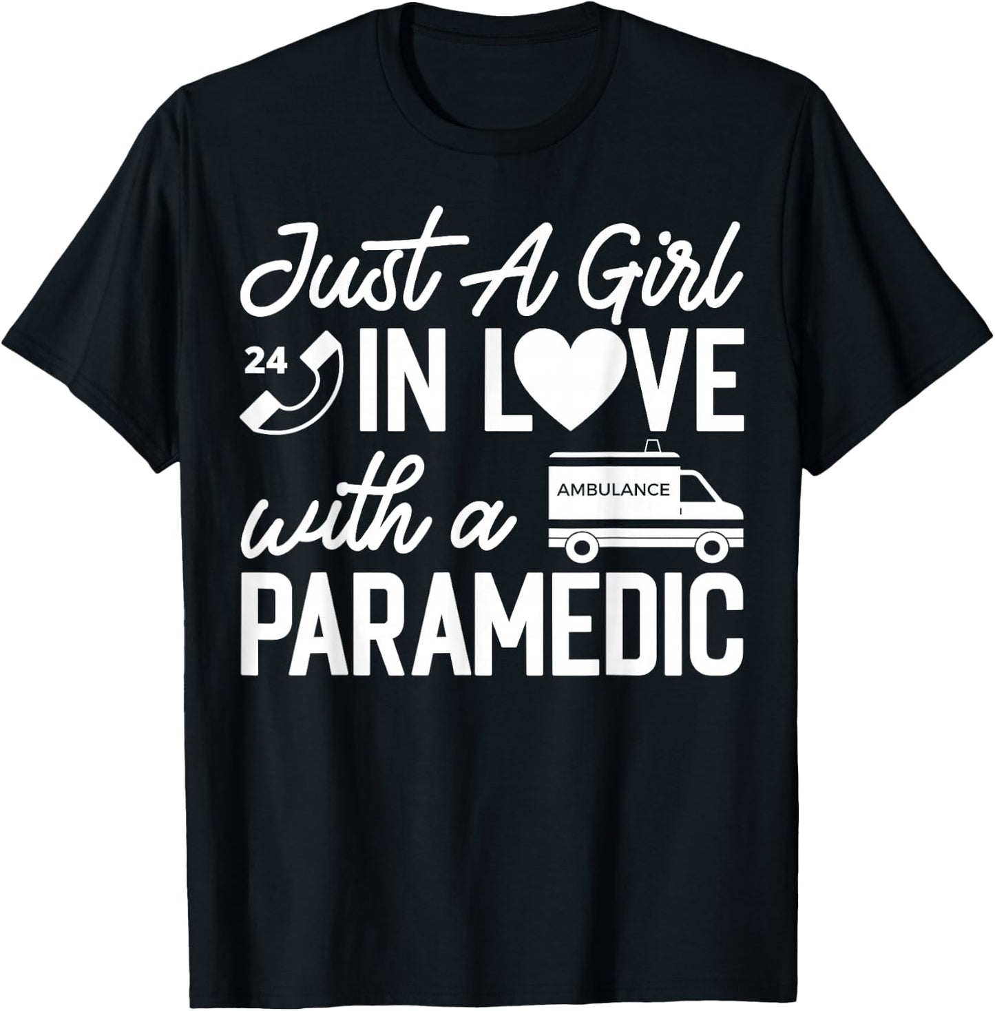 Paramedic Wife Apparel - Best Funny Paramedics Design T-Shirt - T-Shirt | Black