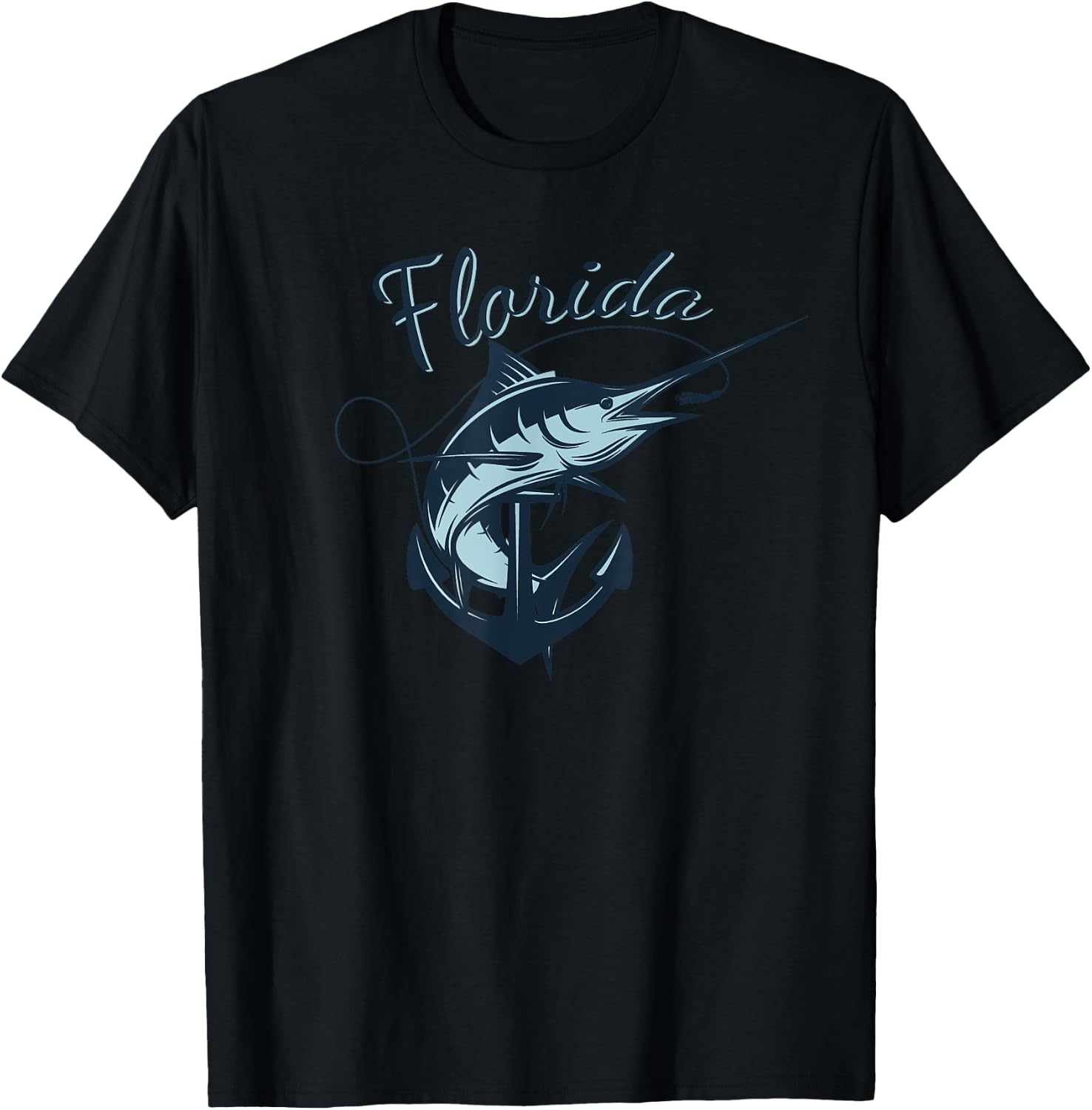 Marlin Florida T-Shirt - T-Shirt | Black