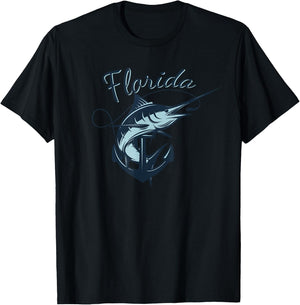 Marlin Florida T-Shirt - T-Shirt | Black
