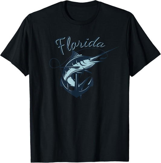 Marlin Florida T-Shirt - T-Shirt | Black